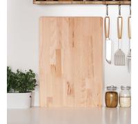 vidaXL Tabla de cortar madera maciza de haya 50x35x4 cm