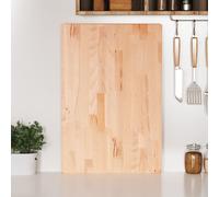 vidaXL Tabla de cortar madera maciza de haya 60x40x4 cm