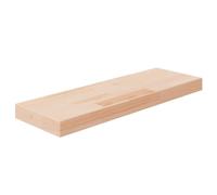 vidaXL Tabla de estantería madera maciza roble sin tratar 60x20x4 cm