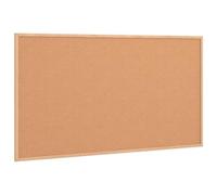 vidaXL Tablero de Corcho con Marco de Madera de Pino Macizo 100x55 cm