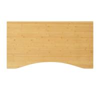 vidaXL Tablero de escritorio de bambú 100x60x2,5 cm