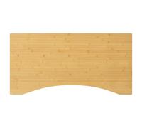 vidaXL Tablero de escritorio de bambú 110x55x2,5 cm