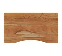 vidaXL Tablero de Escritorio Rectangular, Superficie de Mesa, Tablero de Trabajo Comedor, Superficie para Oficina, Madera de Acacia 80x50x2,5 cm