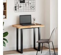 vidaXL: Tablero de escritorio sin tratar, 100x50x4 cm, madera maciza de acacia
