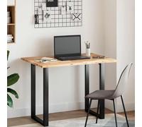 vidaXL: Tablero de escritorio sin tratar, 100x70x2 cm, madera maciza de acacia