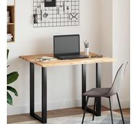 vidaXL: Tablero de escritorio sin tratar, 100x80x2 cm, madera maciza de acacia