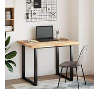 vidaXL: Tablero de escritorio sin tratar, 100x80x4 cm, madera maciza de acacia