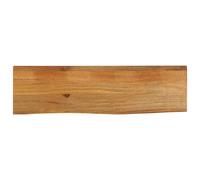 vidaXL Tablero de mesa borde natural madera maciza mango 100x20x2,5 cm