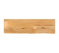 vidaXL Tablero de Mesa Borde Natural Madera Maciza Mango 100x20x2,5 cm