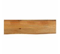 vidaXL Tablero de mesa borde natural madera maciza mango 120x20x3,8 cm