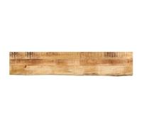vidaXL Tablero de Mesa Borde Natural Madera Maciza Mango 160x20x3,8 cm