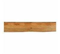 vidaXL Tablero de mesa borde natural madera maciza mango 160x20x3,8 cm