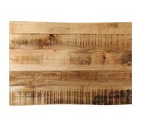 vidaXL Tablero de mesa borde natural madera maciza mango 50x40x2,5 cm