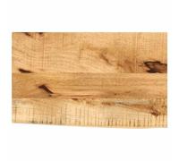 vidaXL Tablero de Mesa Borde Natural Madera Maciza Mango 50x40x3,8 cm