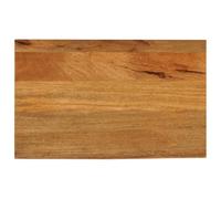 vidaXL Tablero de Mesa Borde Natural Madera Maciza Mango 60x20x2,5 cm