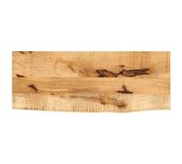 vidaXL Tablero de Mesa Borde Natural Madera Maciza Mango 70x30x2,5 cm