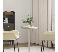 vidaXL Tablero de mesa, color crema, diámetro 40 cm, grosor 2,5 cm, estilo mármol