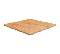 vidaXL Tablero de Mesa Cuadrada Escritorio Superficie Salón Cocina Comedor Oficina Auxiliar Consola Centro Mueble Madera Roble Marrón Claro