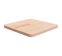 vidaXL Tablero de Mesa Cuadrada Escritorio Superficie Salón Cocina Comedor Oficina Auxiliar Consola Centro Mueble Madera de Roble sin Tratar