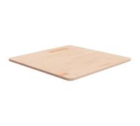 vidaXL Tablero de Mesa Cuadrada Escritorio Superficie Salón Cocina Comedor Oficina Auxiliar Consola Centro Mueble Madera de Roble sin Tratar