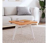 vidaXL Tablero de mesa cuadrado de madera maciza de haya 50x50x2,5 cm
