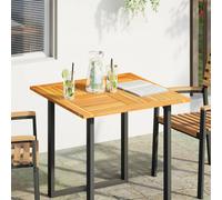 vidaXL Tablero de mesa cuadrado madera maciza de acacia 80x80x2,2 cm