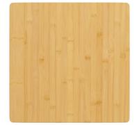vidaXL Tablero de mesa bambú 40x40x1,5 cm, repuesto para mesa de café cuadrado