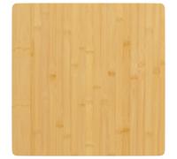 vidaXL Tablero de mesa de bambú 50x50x2,5 cm