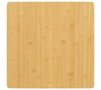 vidaXL Tablero de Mesa de bambú 60x60x2,5 cm, Tablero de Mesa de Repuesto, Tablero de Mesa de café, Tablero de Mesa Cuadrada