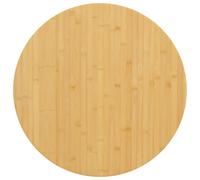 vidaXL Tablero de mesa de bambú Ø70x4 cm