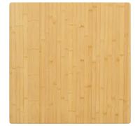 vidaXL Tablero de mesa de bambú 80x80x1,5 cm