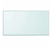 vidaXL Tablero de mesa de cristal templado cuadrado 1200x650 mm