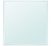 vidaXL Tablero de mesa de cristal templado cuadrado 800x800 mm
