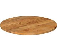 vidaXL: Tablero de mesa, diámetro 70 cm, grosor 2,5 cm, redondo, madera maciza de mango