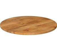 vidaXL: Tablero de mesa, diámetro 90 cm, grosor 2,5 cm, redondo, de madera maciza de mango