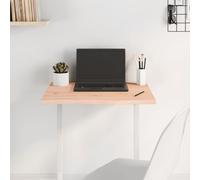 vidaXL Tablero de mesa de roble macizo sin tratar 60x40x2 cm