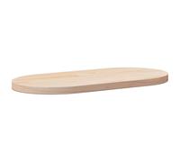 vidaXL Tablero de Mesa Ovalado de Madera Maciza de Pino 80x40x2,5 cm