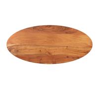vidaXL Tablero de mesa ovalado madera maciza de acacia 100x50x2,5 cm
