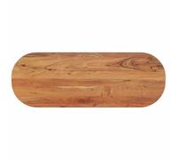 vidaXL Tablero de Mesa Ovalado Madera Maciza de Acacia 140x50x2,5 cm