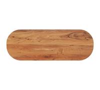 vidaXL Tablero de mesa ovalado madera maciza de acacia 140x50x3,8 cm