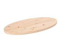 vidaXL Tablero de Mesa Ovalado Madera Maciza de Pino 60x30x2,5 cm