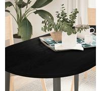 vidaXL Tablero de mesa ovalado madera maciza de roble 120x60x2 cm