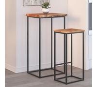 vidaXL Tablero de mesa rectangular acacia borde vivo 50x40x2,5 cm
