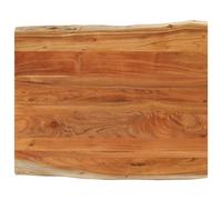 vidaXL Tablero de mesa rectangular borde natural acacia 90x80x2,5 cm