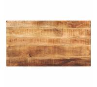 vidaXL Tablero de mesa rectangular madera maciza mango 110x50x2,5 cm