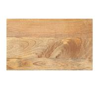 vidaXL Tablero de mesa rectangular madera maciza mango 50x20x2,5 cm