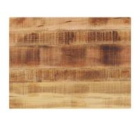 vidaXL Tablero de mesa rectangular madera maciza mango 80x50x2,5 cm
