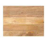 vidaXL Tablero de mesa rectangular madera maciza mango 90x50x2,5 cm