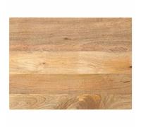 vidaXL Tablero de mesa rectangular madera maciza mango 90x70x2,5 cm