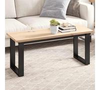 vidaXL Tablero de mesa rectangular madera maciza pino 110x40x2,5 cm